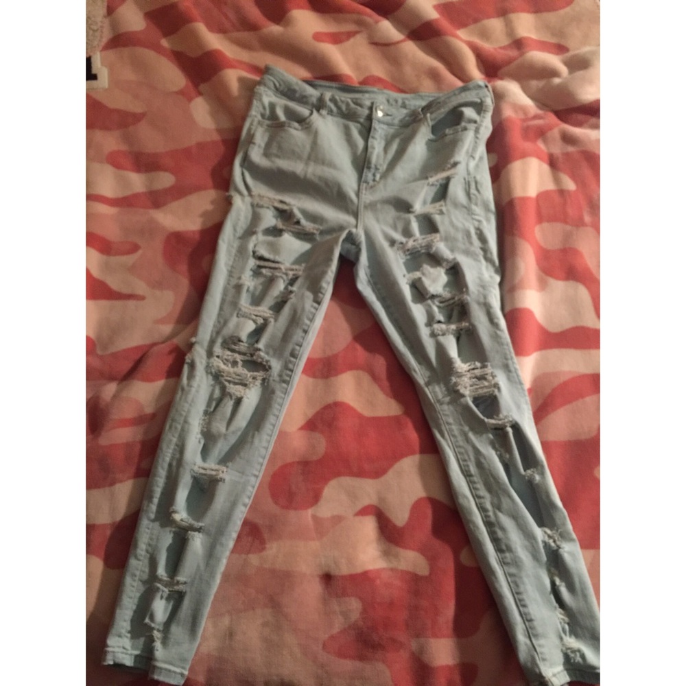 American Eagle high waisted jeans size 16